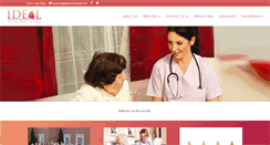 Desktop Screenshot of idealhomehealth.net